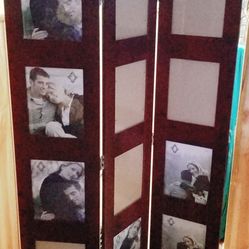 12 Picture Wood Screen
