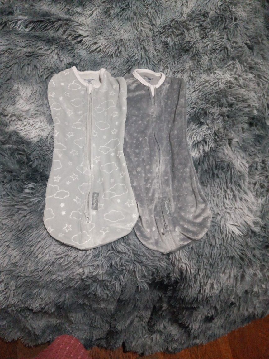 Two Swaddle Me Newborn Sleep Sacks