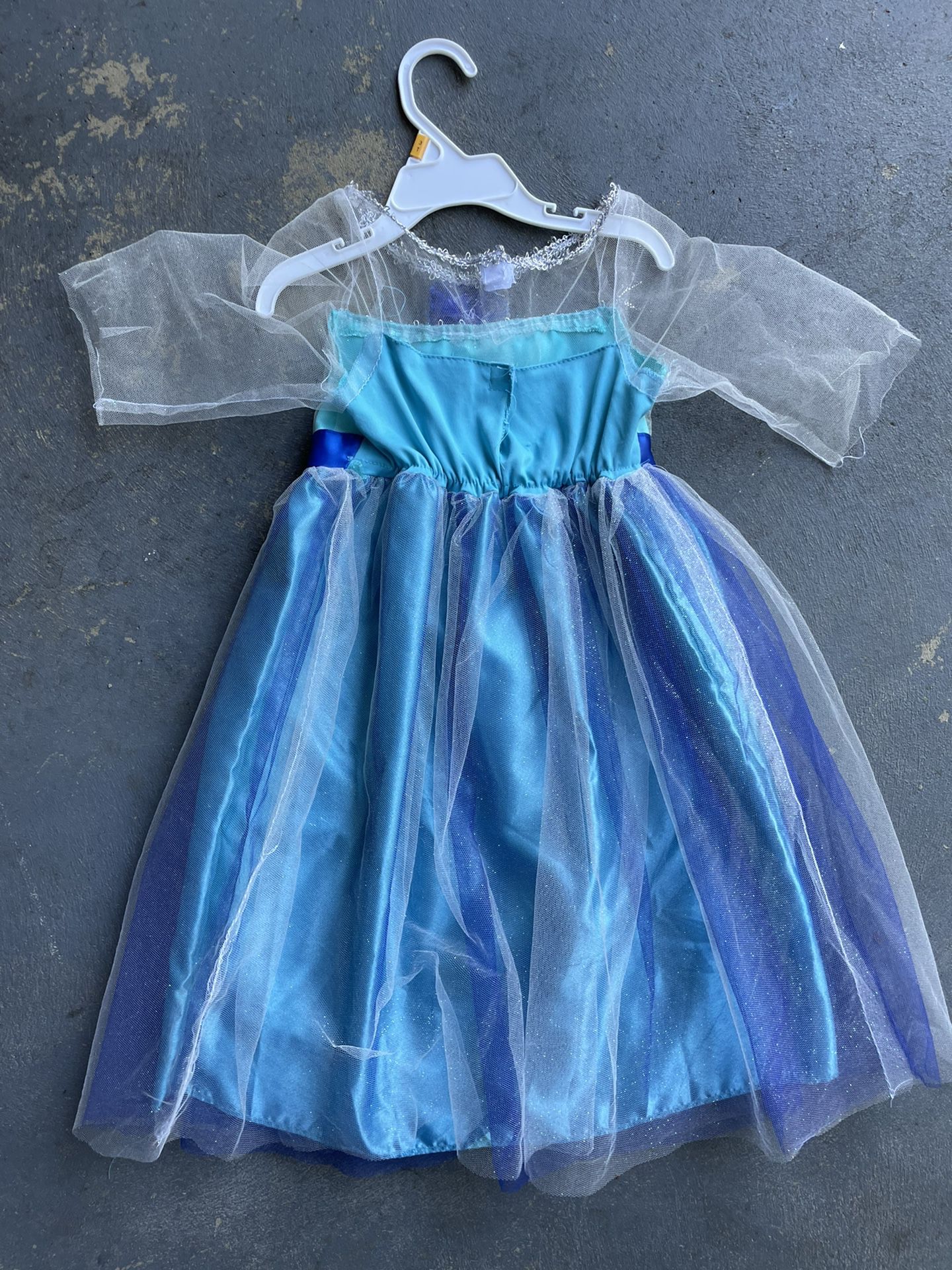 FROZEN Elsa Dress Costume, 3-5yo