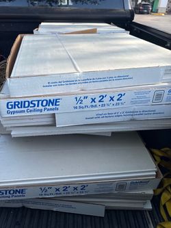 2x2  Sheetrock ceiling tiles