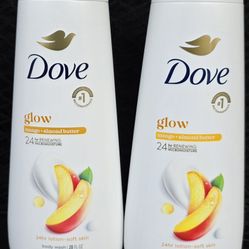 (2) Dove Bodywash, 20 oz ~ Mango & Almond Butter