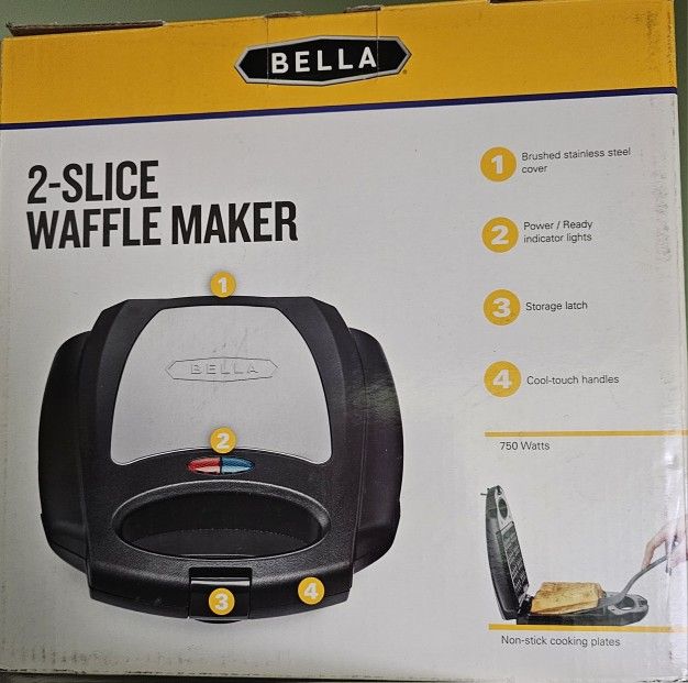 Brand New Bella Waffle Maker 