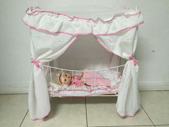 Princess Bed for your American Doll. Doll not included.