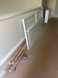 Free ikea bed - slight water damage