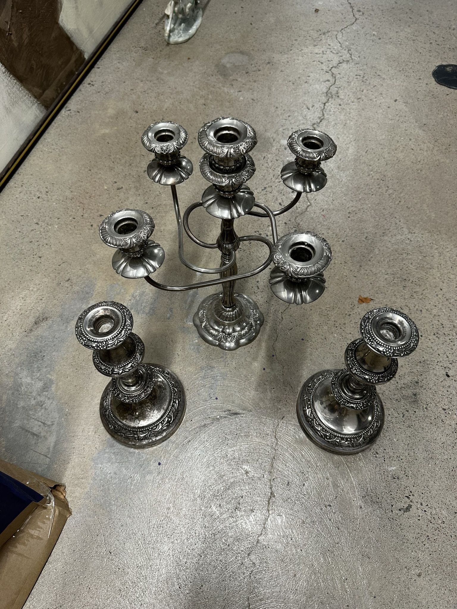 Silver Plated Candelabra