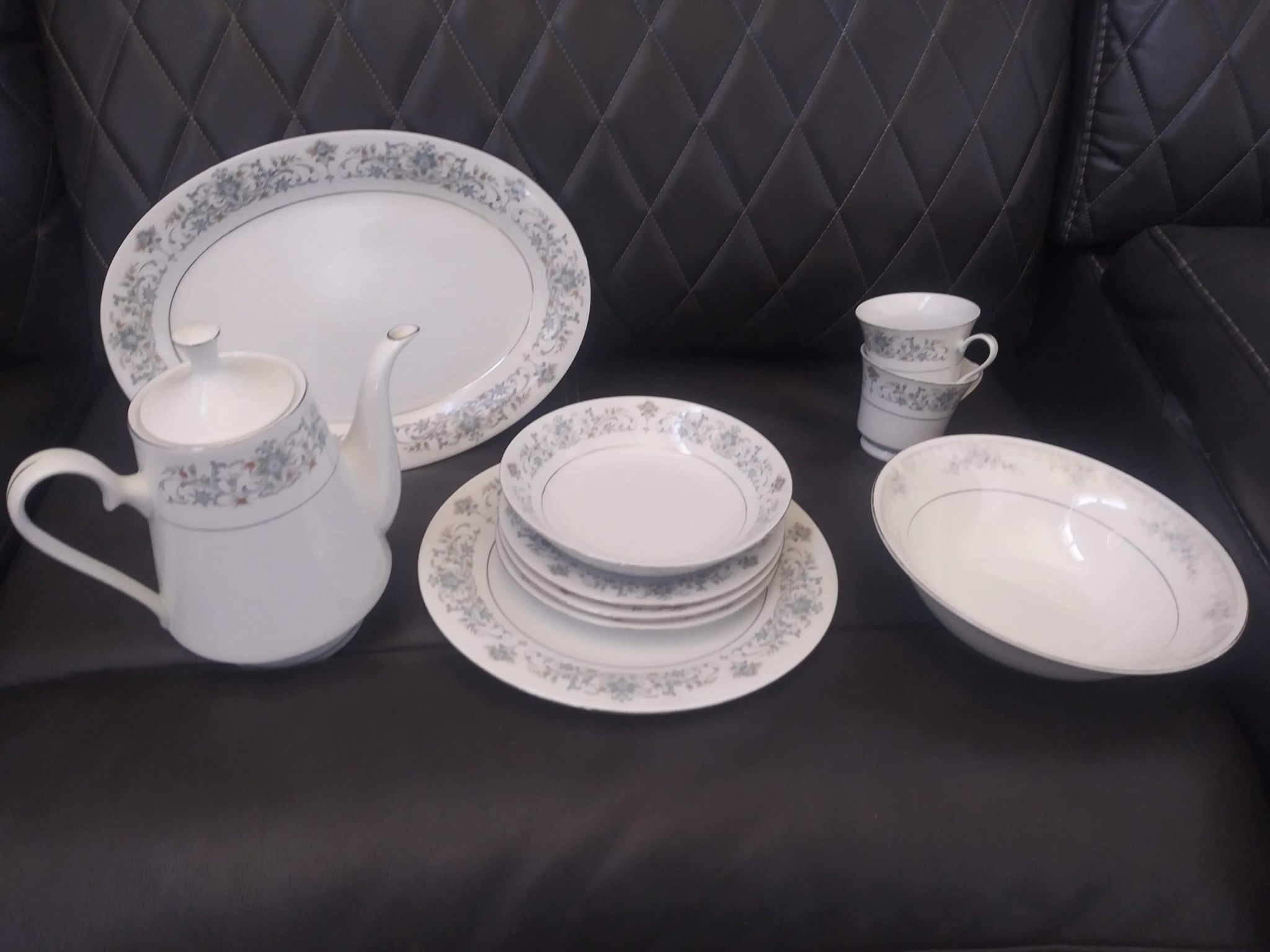 Antique China Dinnerware Set Serves 12