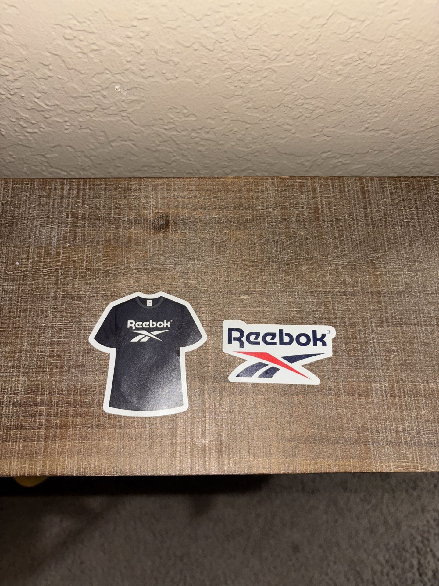Two Reebok Stickers