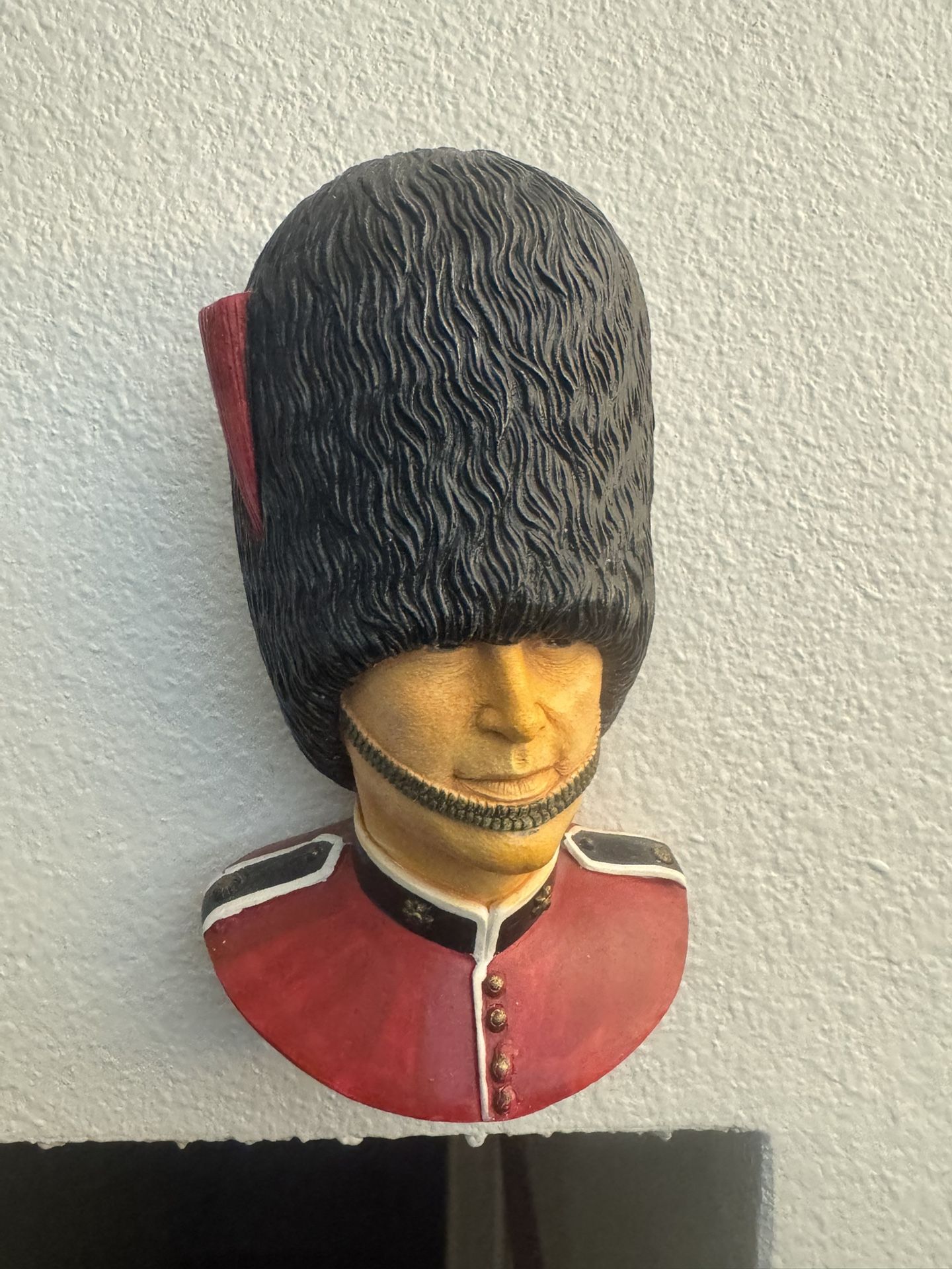 Vintage Legend Chalkware British Guardsman 