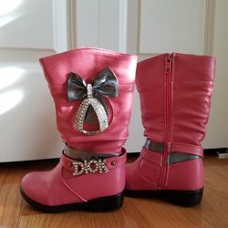Girl's Winter Boots/Shoes- Size 8 Toddler 