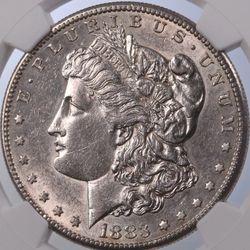 1883-S Morgan Silver Dollar Uncirculated