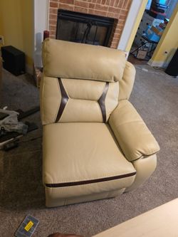 Leather chair(part of sectional)
