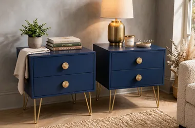 Navy Blue Nightstands — $150 for BOTH!