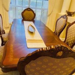 Formal Dining Table With Chairs