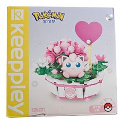 Pokemon Jigglypuff Bonsai Flowerpot Potted Plant Building Blocks Flower Keeppley