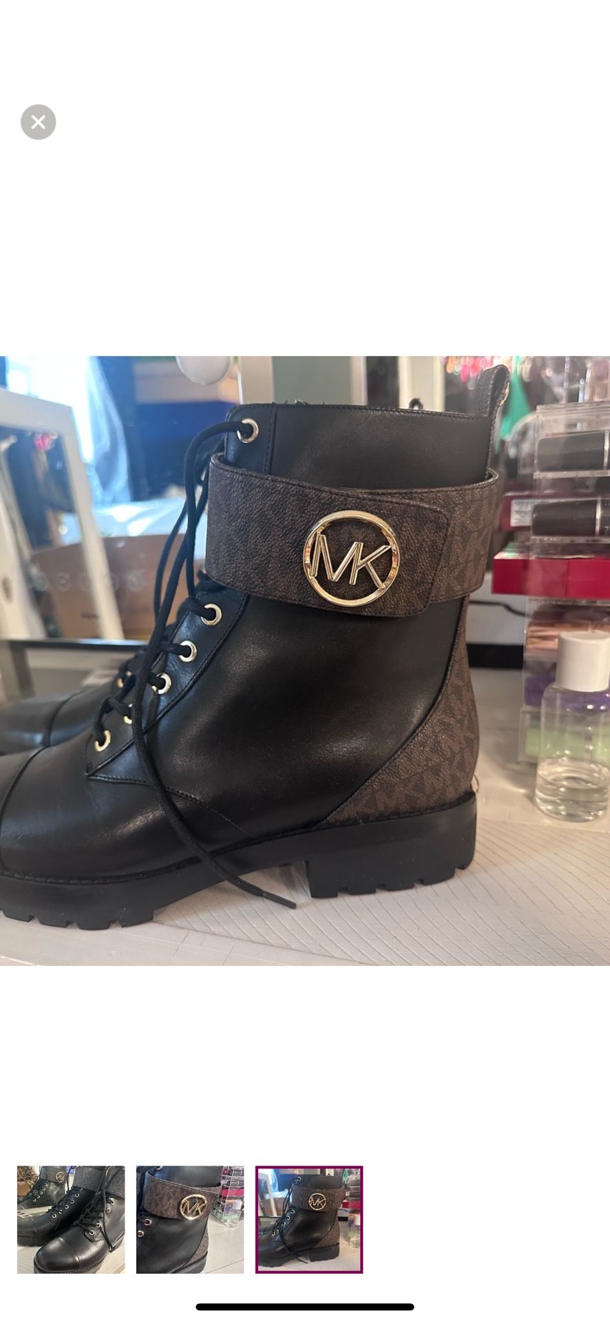 Michael Kors black Ankle Boots Size 10