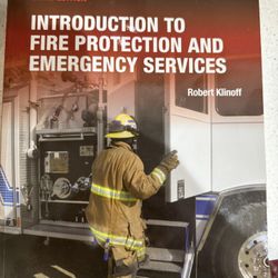  TO FIRE PROTECTION AND EMERGENCY SERVICES Book For Sale 