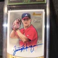 1998 Bowman Certified Autographs Silver Foil Parallel #20 Jason Marquis EJE GEM MT 10