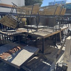 9 Chairs And 8 Tables