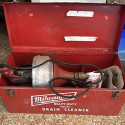 Vintage Milwaukee Electric Drain Cleaner