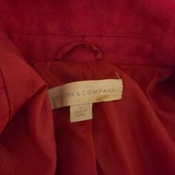 New York & Company Pink Pea Coat XL