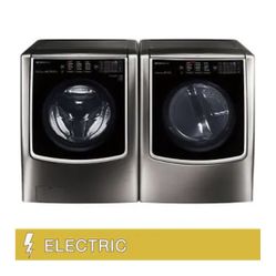 🔥 NEW LG SIGNATURE 5.8 cu. ft. Mega Capacity Front Load Washer and 9.0 cu. ft. ELECTRIC Dryer Set