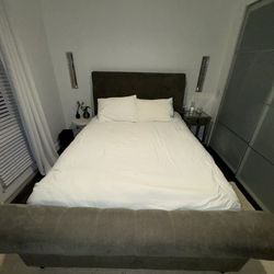 Queen Bed With Mattress And Box Spring 