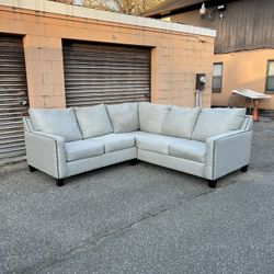 (Delivery Available) Ashley Gray 2p Sectional