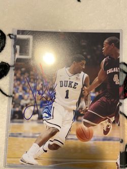 100% authentic Kyrie Irving autographed 8x10 photo