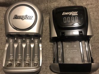 Two battery chargers