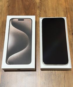 iPhone 15 Pro Max Titanium - Pristine Condition 256 GB