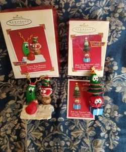 Veggie Tales Christmas Ornamenfs 