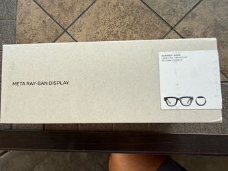 Brand New Sealed Meta Ray-Ban Display + Meta Neural Band – Shiny Black