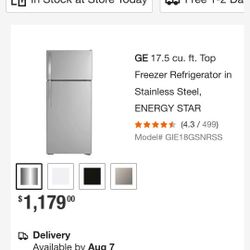 GE refrigerator 17.5 Cu.Ft