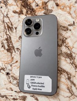 iPhone 15 pro 128GB unlocked