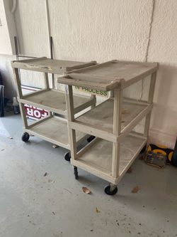 Utility Cart with wheels 36inches height 28inches long 17inches wide