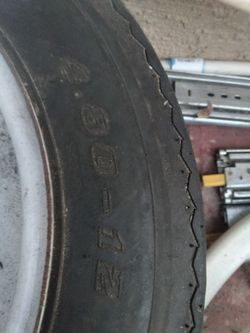 2 Trailer tires ,4 lug