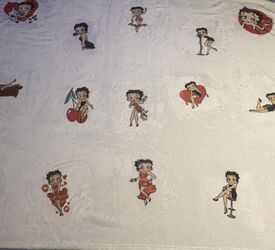 Betty boop Customized Blanket