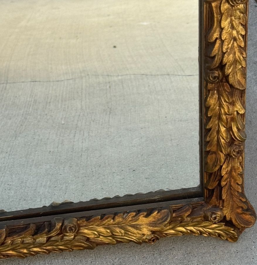 Vintage mirror Approx 42.5 x 32.5