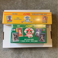 1990&91 Score Baseball Card Factory Sets