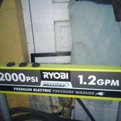 2000 Psi 1.2 Gpm Ryobi Pressure Washer