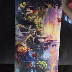 Disney Thomas Kinkade Custom Fabric Wallet 