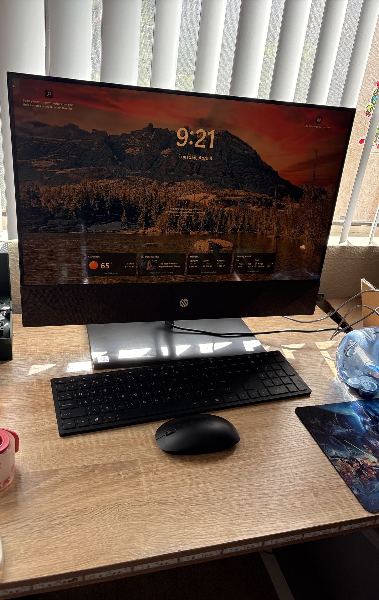 Windows HP Desktop All In One