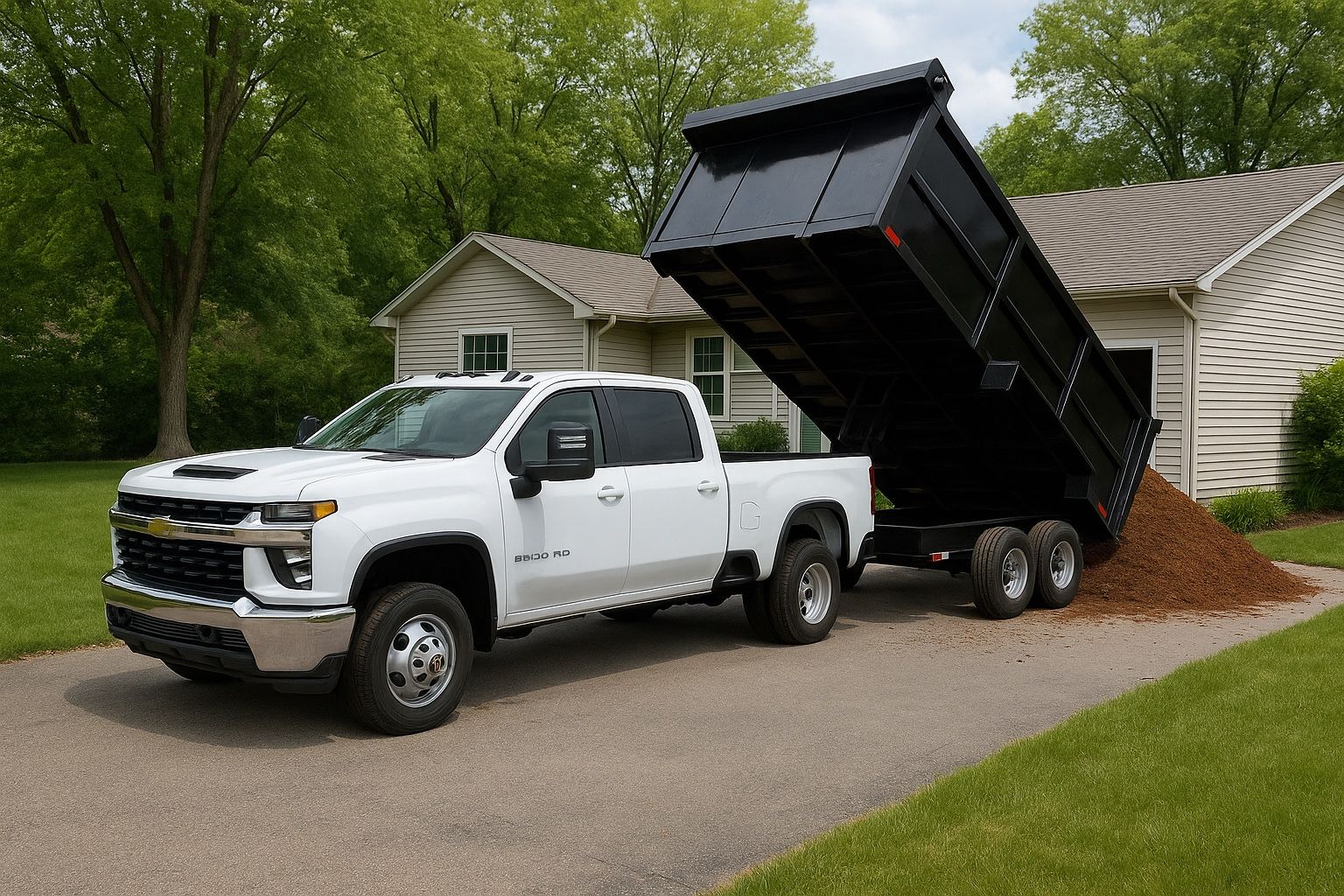 Colored & Hardwood Mulch Delivered