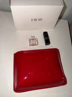 Dior red pouch 👝