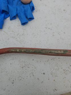 Cable electricity grueso