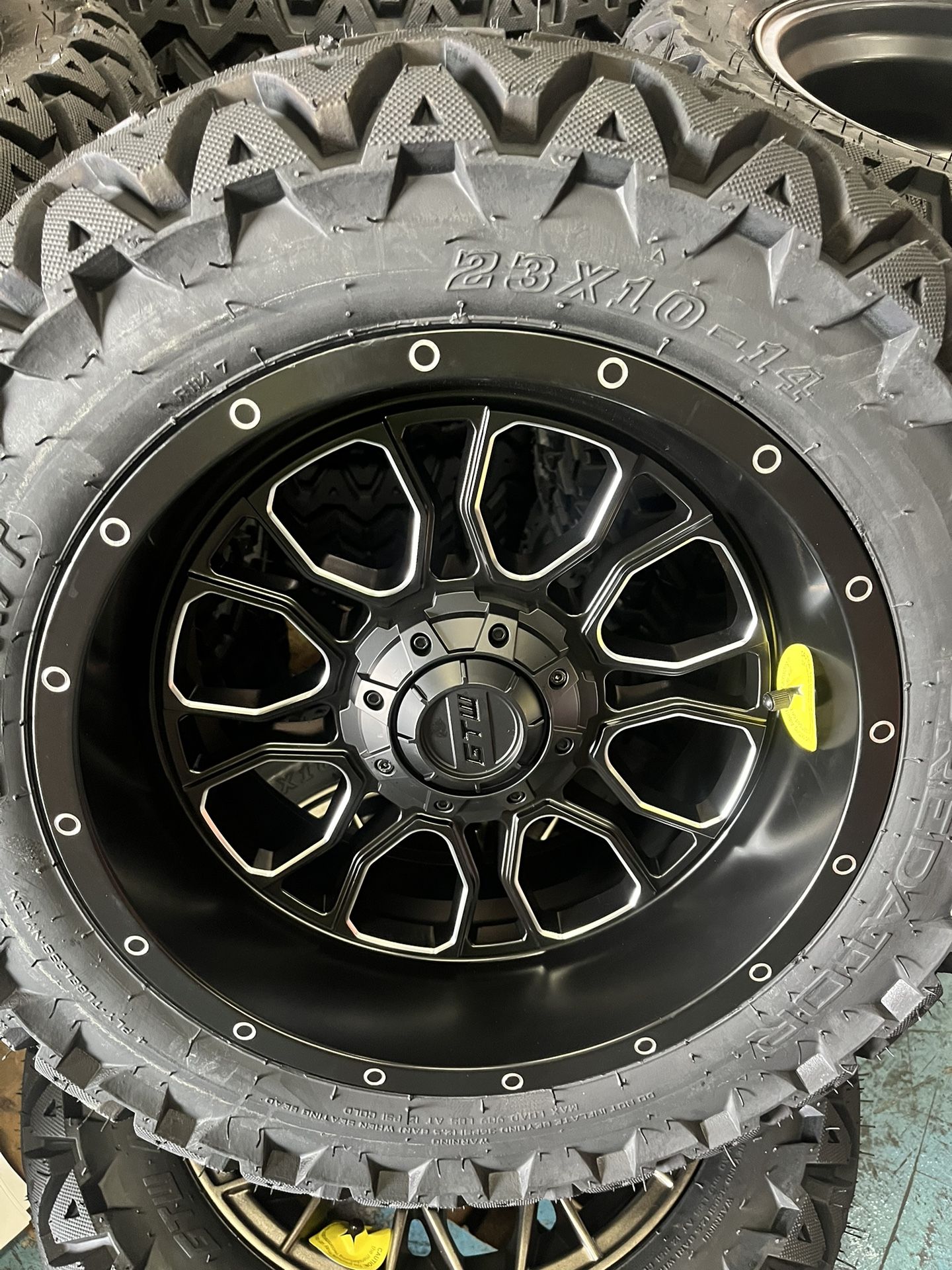 Golf Cart Wheel Set