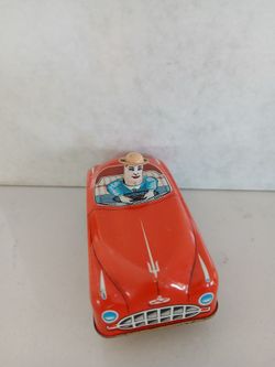 Made in West Germany Lithographed Tin Car