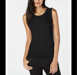 Croft & Barrow beautiful black sleeveless vest tank top for sale !!!