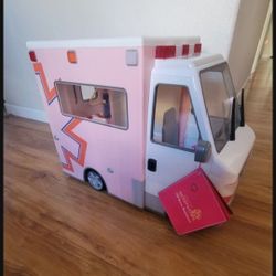 Our Generation Doll Ambulance and Hospital Accessories