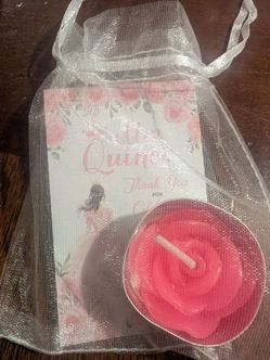 20 Quinceanera gift candles